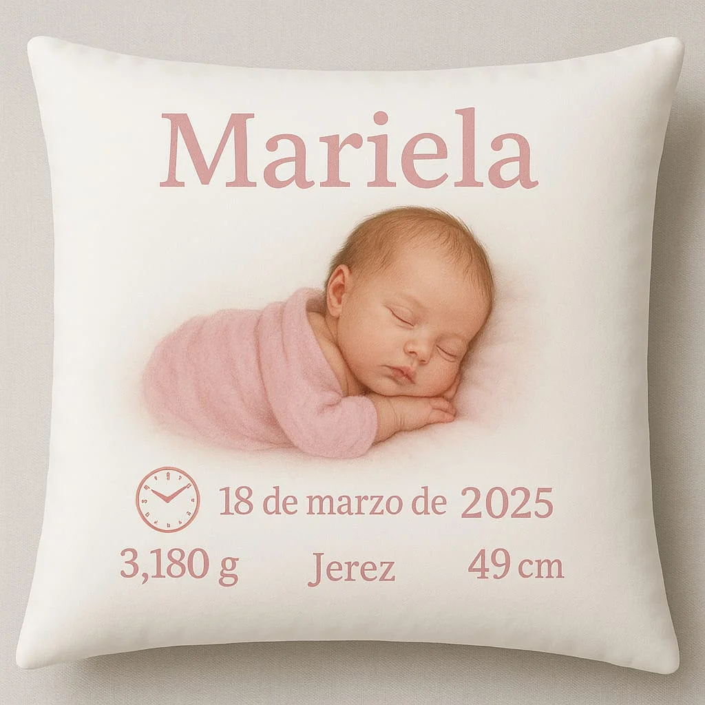 Cojín Personalizado con Foto - Artículo personalizado en Jerez de la Frontera