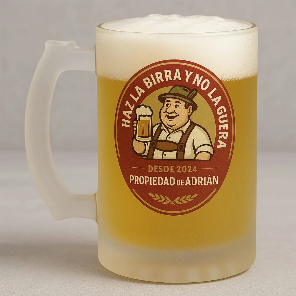 Jarra de cerveza Personalizada - Artículo personalizado en Jerez de la Frontera