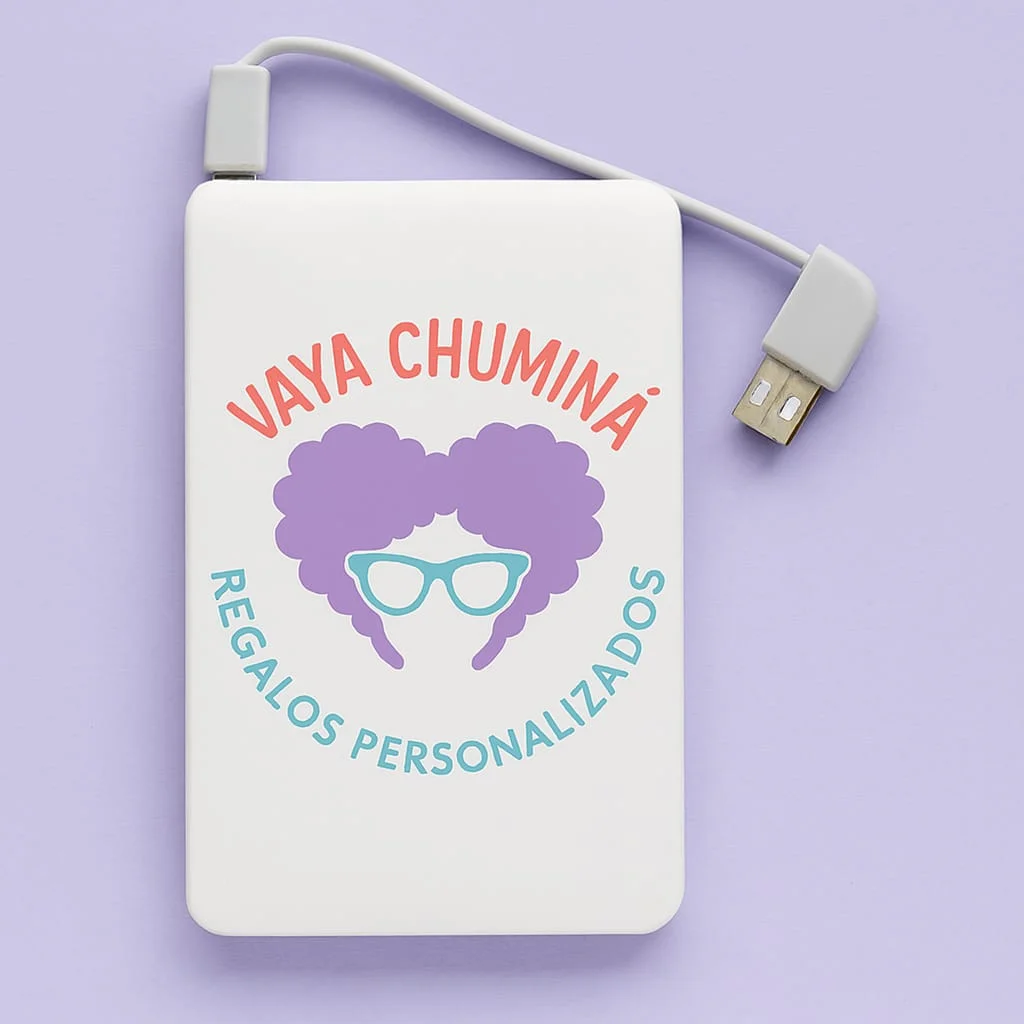 Cargador portatil personalizado - Artículo personalizado en Jerez de la Frontera